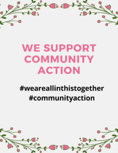 We support Community Action Page 1