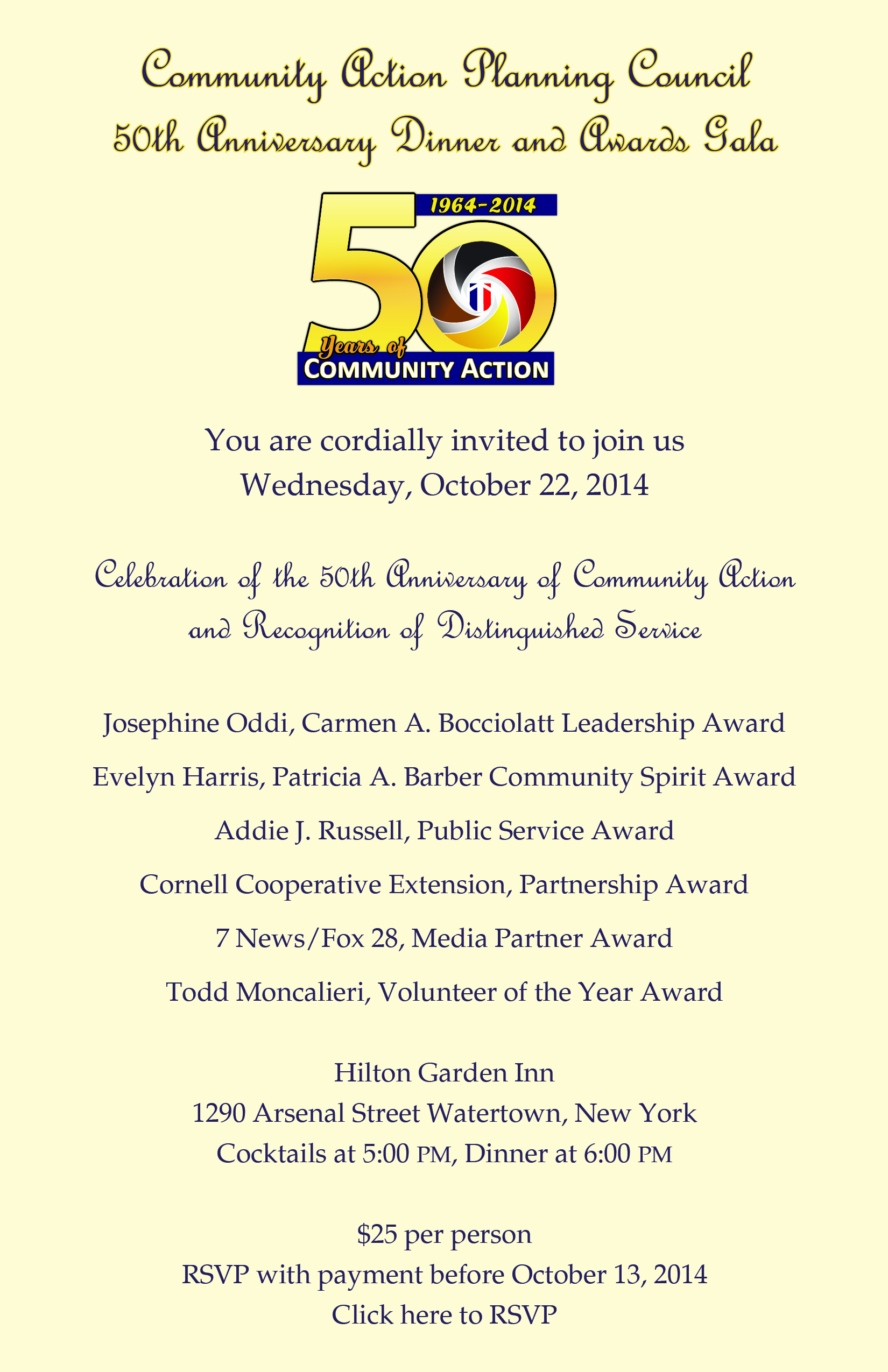 Join Us for Dinner and Awards Gala - Community Action Planning Council ...