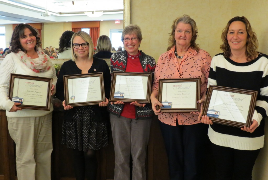 15 Year Honorees