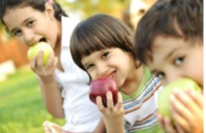 Children eating