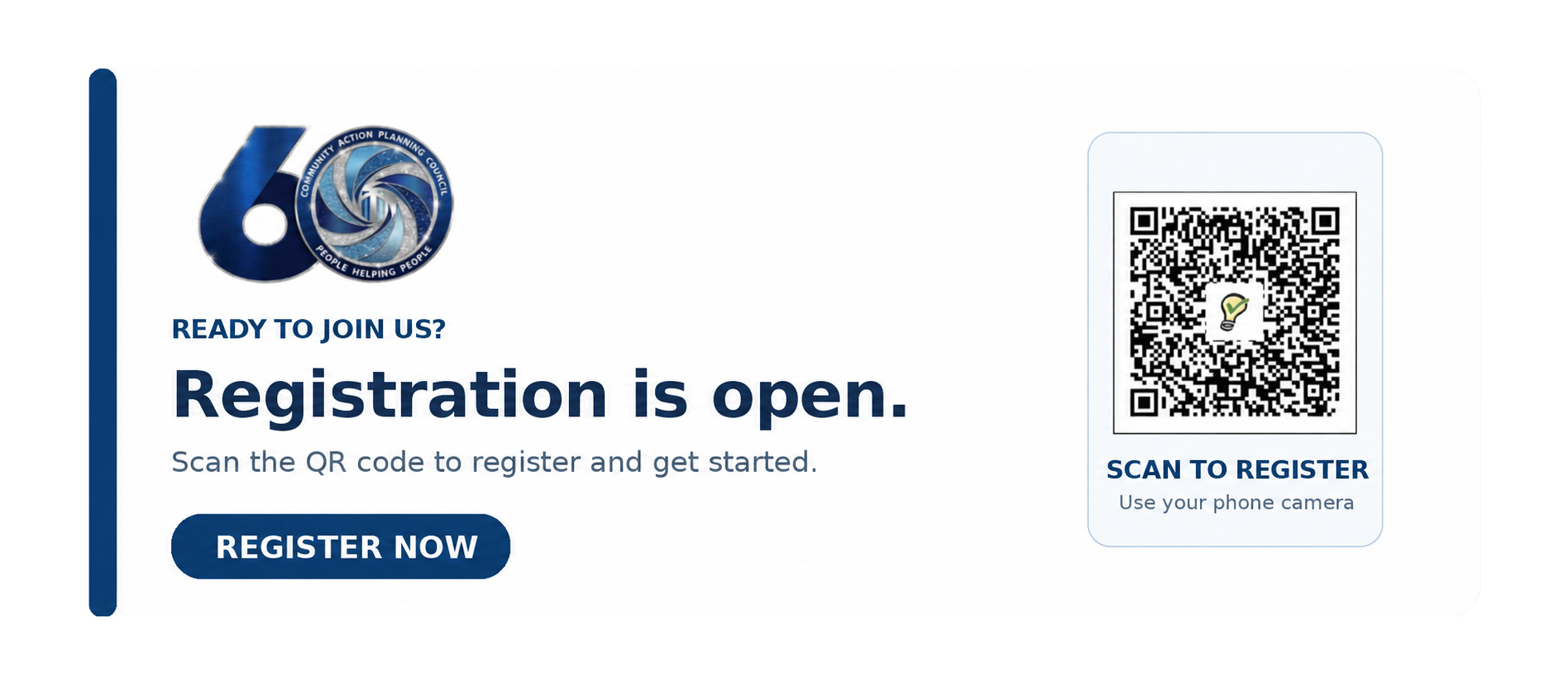 Community Action Registration Banner clear